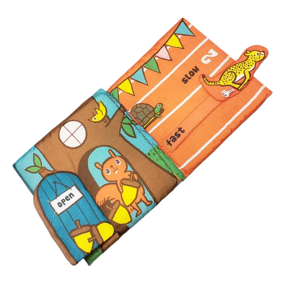 Melissa And Doug Soft Activity Baby Learning Book - Opposites
